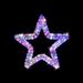 Pin Light LED Fancy Flashing Star - available in 3 Colours - Christmas Factory