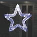 Pin Light LED Fancy Flashing Star - available in 3 Colours - Christmas Factory
