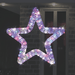 Pin Light LED Fancy Flashing Star - available in 3 Colours - Christmas Factory