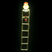 Santa on Starry LED Ladder Topper 180cm - Christmas Factory