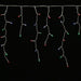 Solar 200 LED Icicle Lights - available in 5 Colours - Christmas Factory