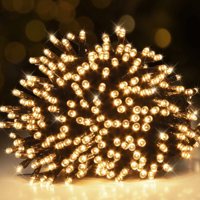 Solar 240 LED Fairy Lights - available in 6 Colours - Christmas Factory