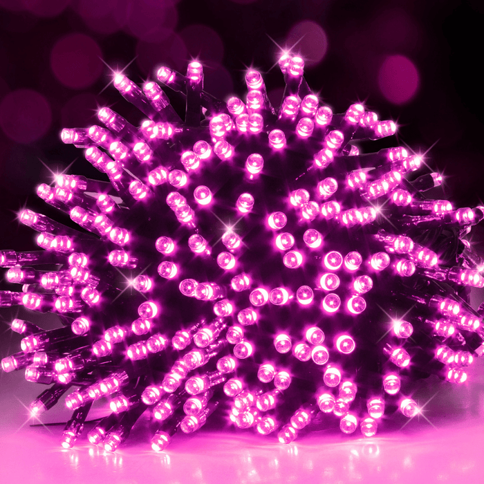 Solar 240 LED Fairy Lights - available in 6 Colours - Christmas Factory