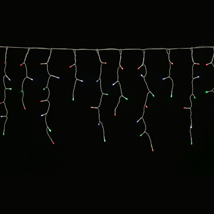 Solar 400 LED Icicle Lights - available in 5 Colours - Christmas Factory