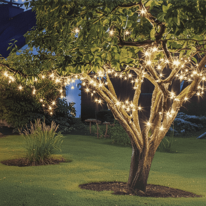 Solar 800 LED String Lights 36m - available in 3 Colours - Christmas Factory