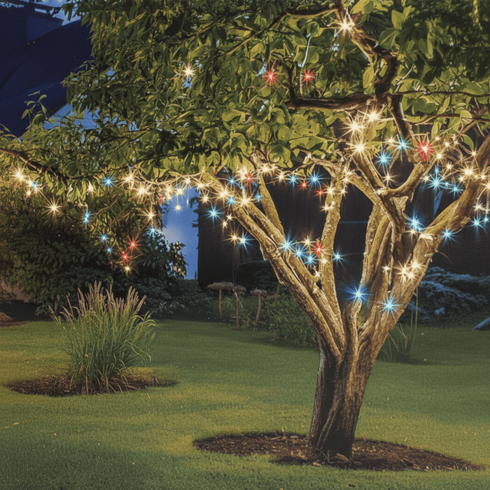 Solar 800 LED String Lights 36m - available in 3 Colours - Christmas Factory