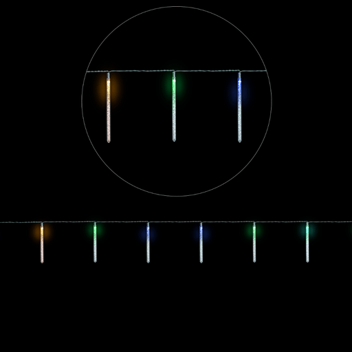 Solar Colour Change LED Bubble Tubes - 10 Pack - Christmas Factory