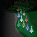 Solar Fancy Tree Path Lights - 10 Pack - Christmas Factory