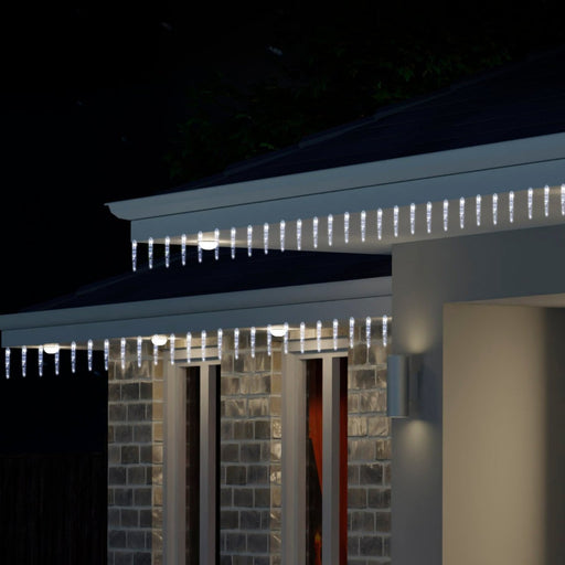 Solar Icicle Strand 30 Pack – Available in 2 Colors - Christmas Factory