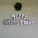 Solar LED Multicolour Merry Christmas Sign - Christmas Factory