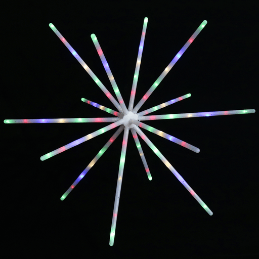 Solar LED Multicolour Meteor 58cm - Christmas Factory