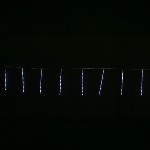 Solar LED Rainfall Tube LIghts 8 Pack - available in 2 Colours - Christmas Factory