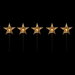 Solar Star Path Lights 5 Pack - available in 2 Colours - Christmas Factory