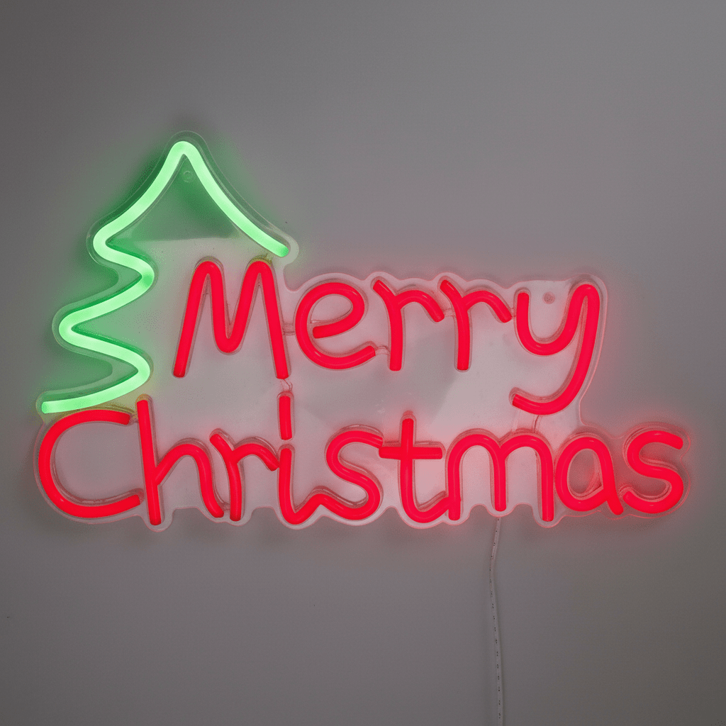 USB LED Neon Christmas Sign Available in Two Design — Christmas Factory