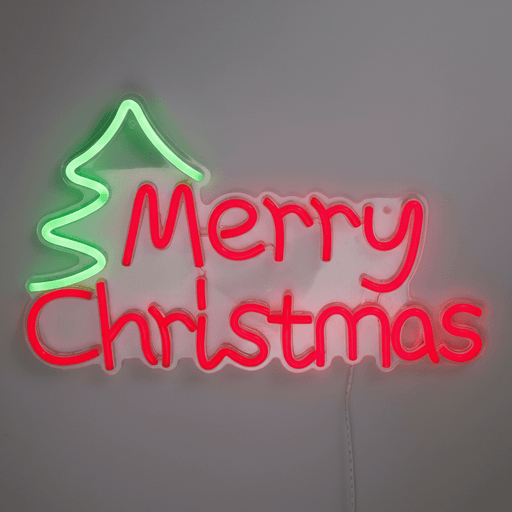 USB LED Neon Christmas Sign Available in Two Design - Christmas Factory